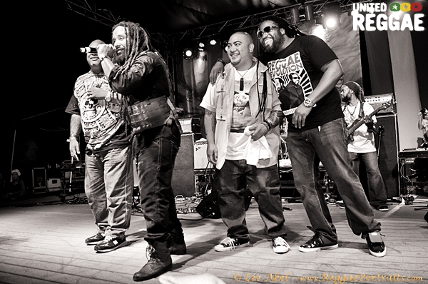 Ky-Mani Marley, Gramps and J Boog © Lee Abel