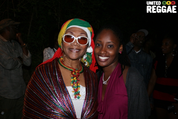 Marcia Griffiths and fan © Steve James
