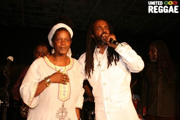 Sister Carol and Andrew Tosh © Steve James
