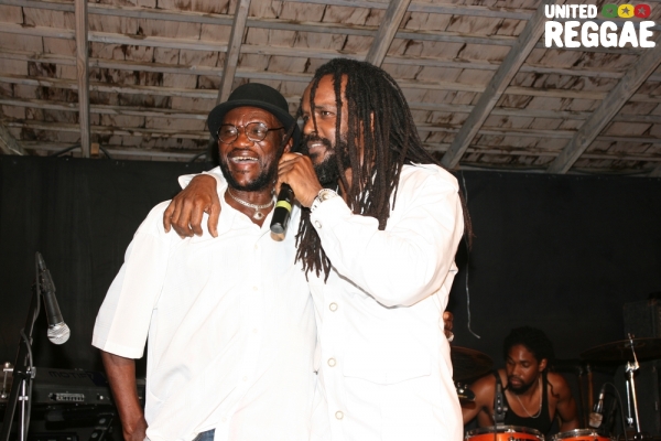 Producer Niney The Observer and Andrew Tosh © Steve James